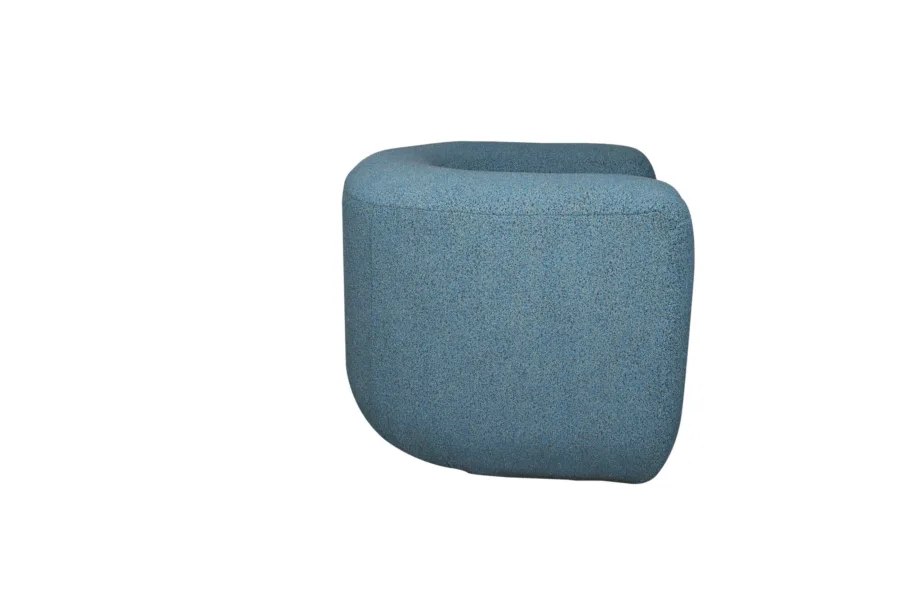 Sinine-hall-must tugitool Nua N88-100-10, chenille kangast – 3