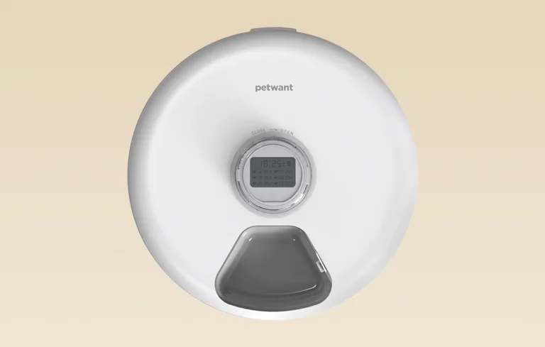 Toidudosaator Petwant F19L (valge) lemmikloomale 6 toidukorda