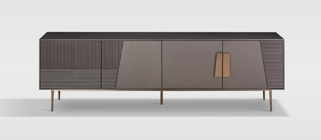 Tumedat grafiiti TV-alus Stilig ST101B