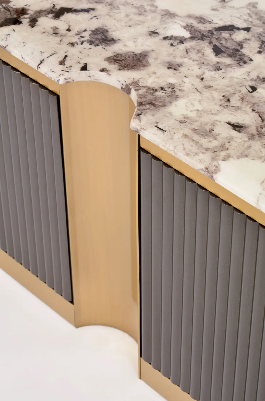 Tume grafiit TV-alus Stilig ST916, roostevaba teras – 13