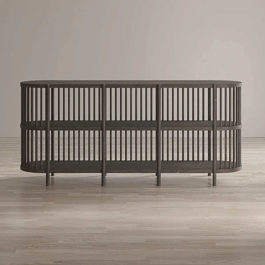 Tumepruun Avola AV2190-72 kummut, akaatsiapuidust - 7