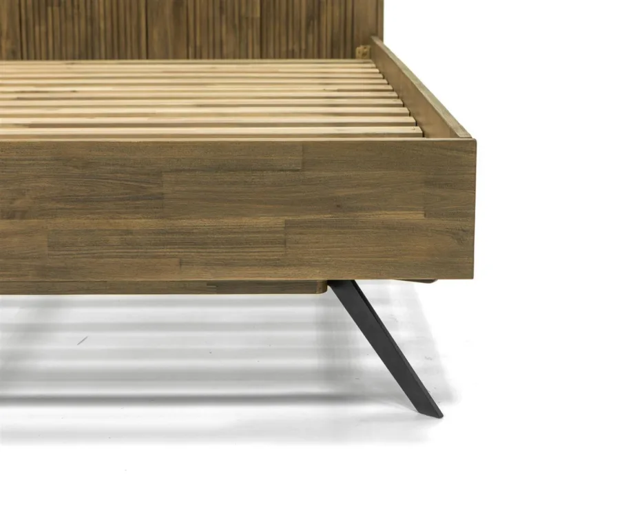 Tumepruun voodiraam Massa MASK01, akaatsiapuidust – 8