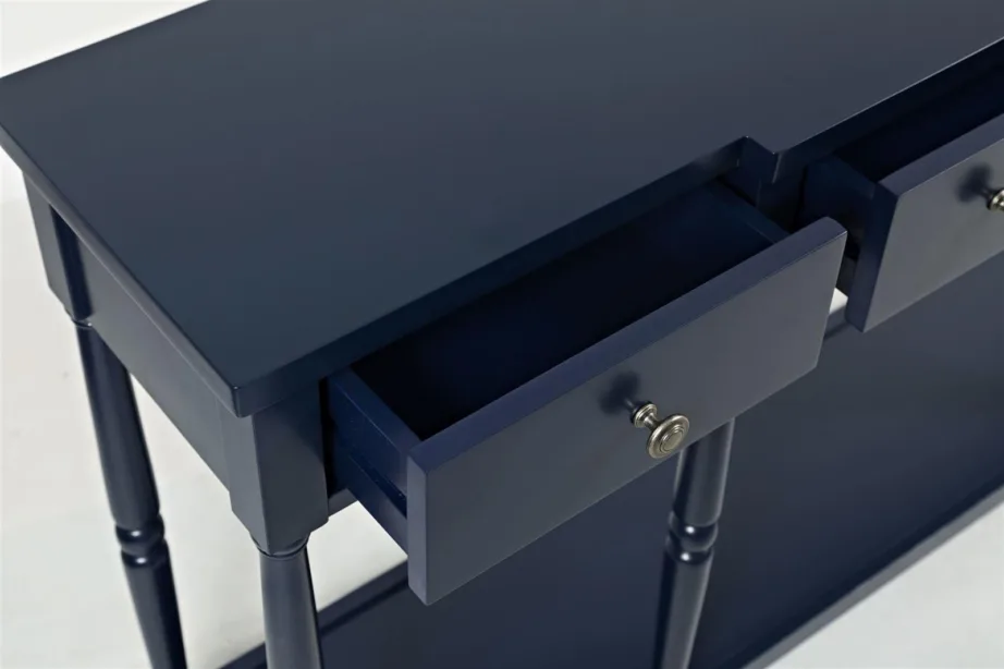 Tumesinine konsoollaud Avola AV1633-60, kummipuidust – 6