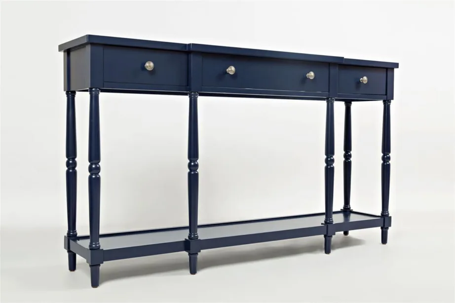 Tumesinine konsoollaud Avola AV1633-60, kummipuidust – 3