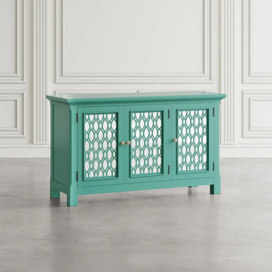 Türkiissinine Avola AV2253-54 kummut, akaatsiapuidust – 8