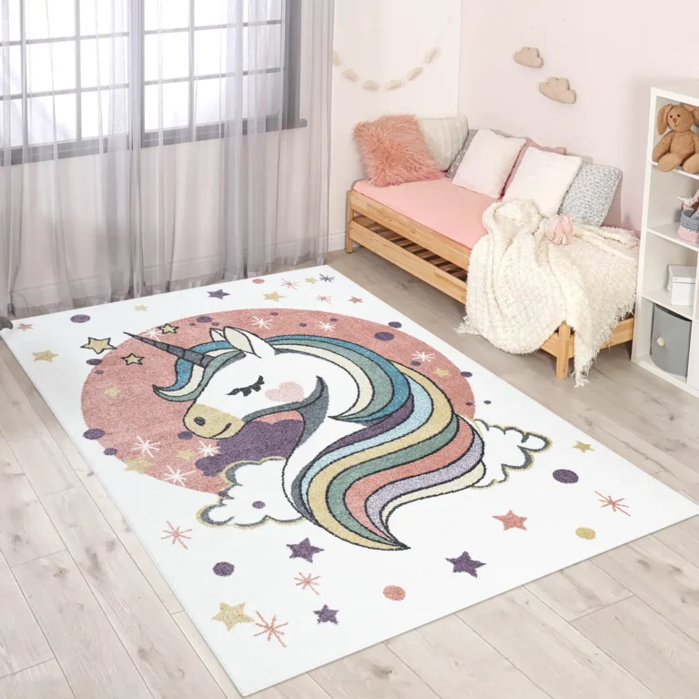 Ükssarviku pildiga lastetoa vaip UNICORN