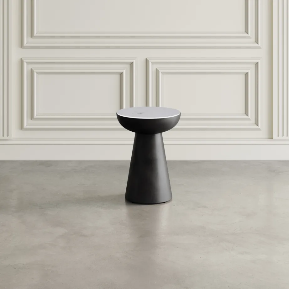 Must lisalaud Avola AV2220-7, valgest marmorist tasapind - 7