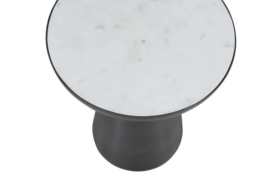 Must lisalaud Avola AV2220-7, valgest marmorist tasapind - 4