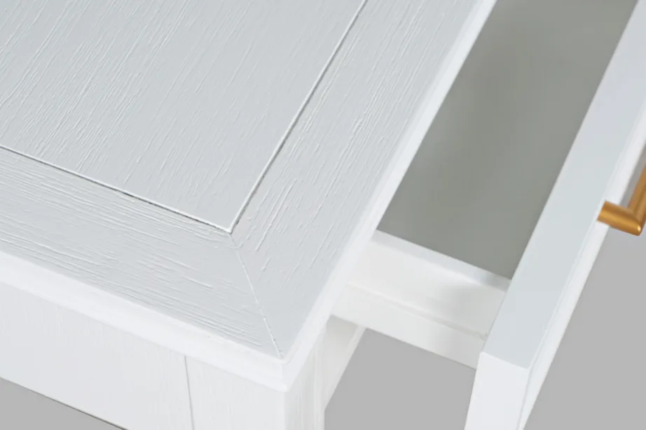 Valge kirjutuslaud Avola AV2056-48, akaatsiapuidust – 8