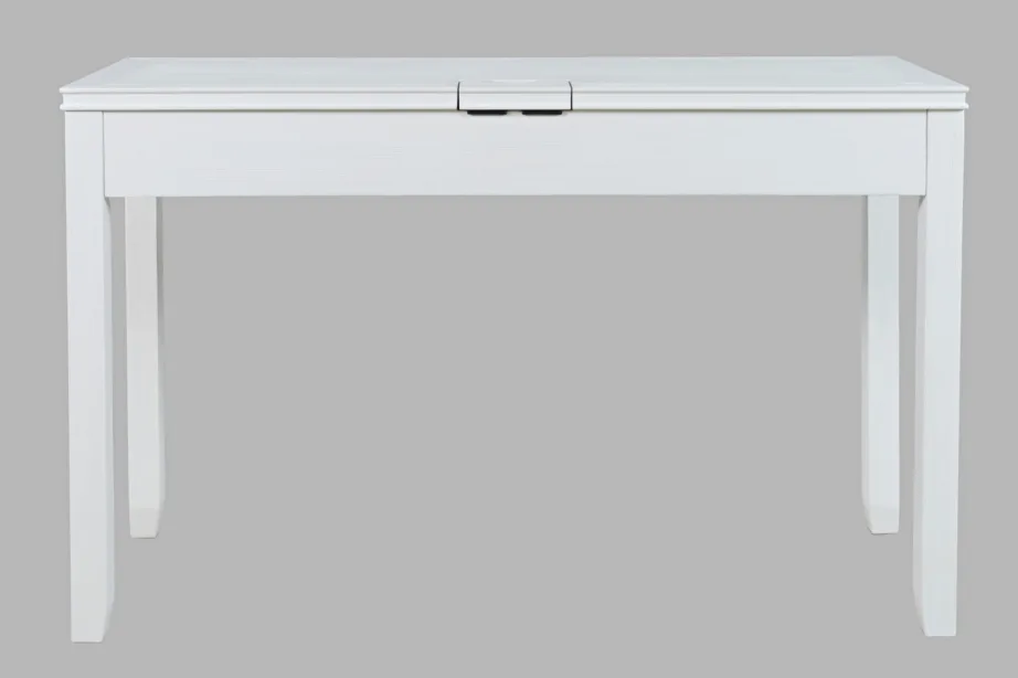 Valge kirjutuslaud Avola AV2056-48, akaatsiapuidust – 5