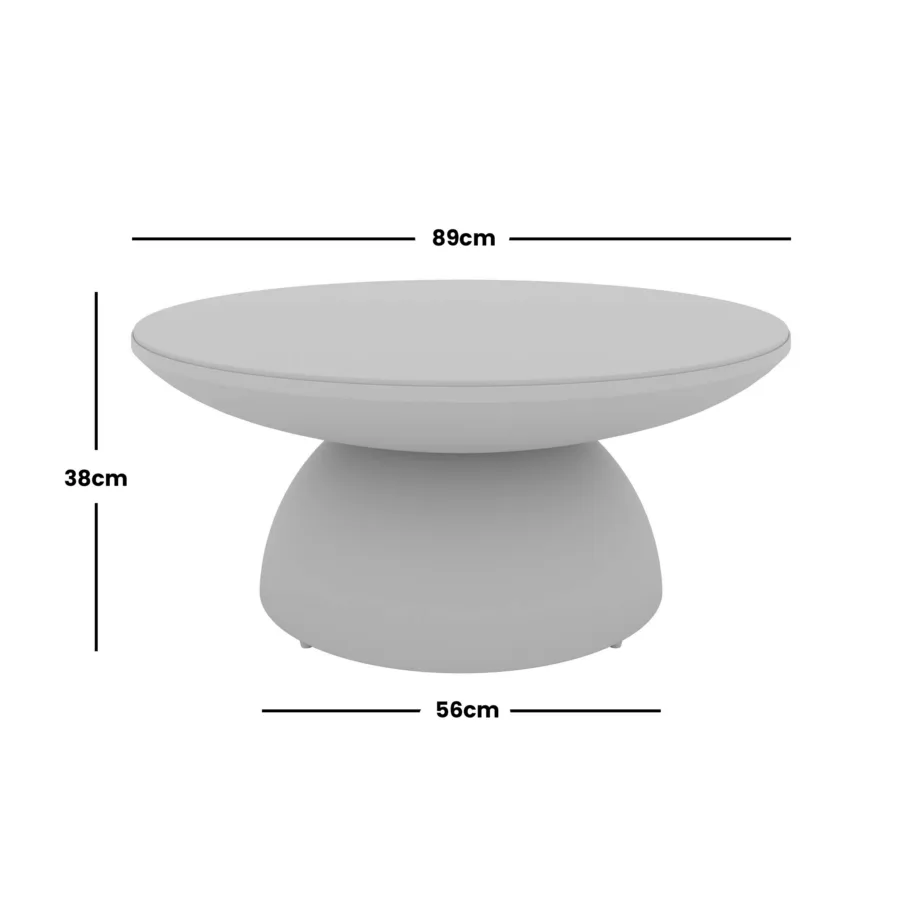 Must kohvilaud Avola AV2220-2, valgest marmorist tasapind – 8