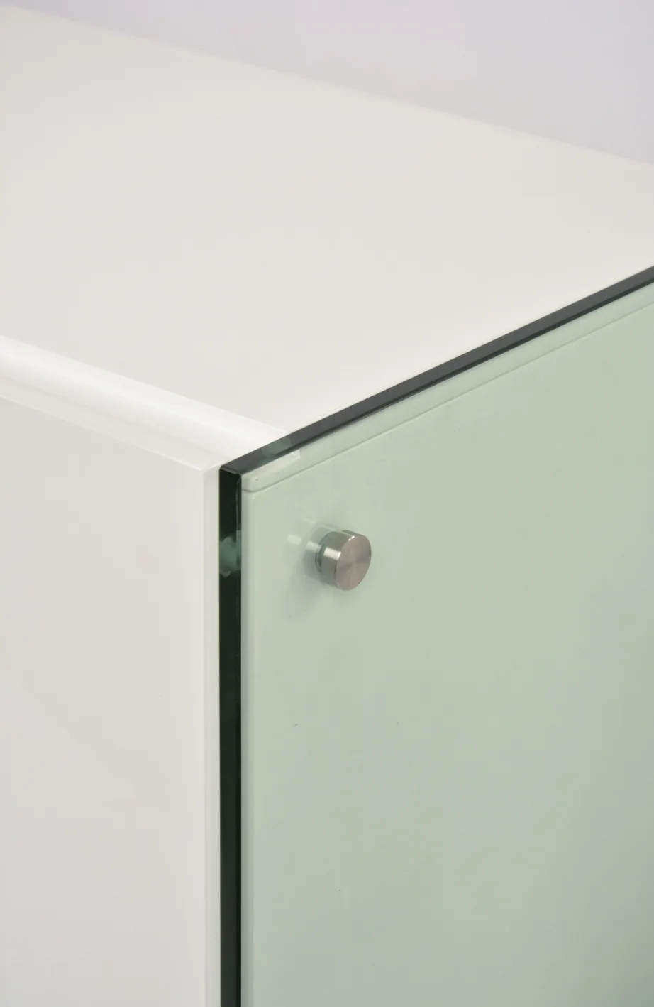 Valge kõrgläikega kummut Soho SH03, pulbervärvitud MDF – 9