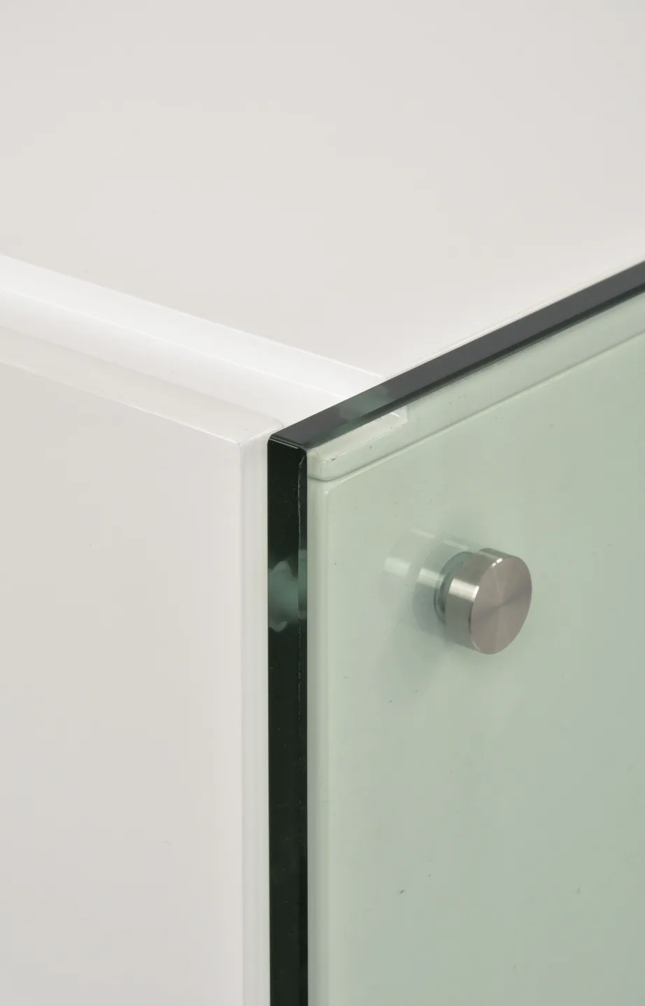 Valge kõrgläikega kummut Soho SH03, pulbervärvitud MDF – 10