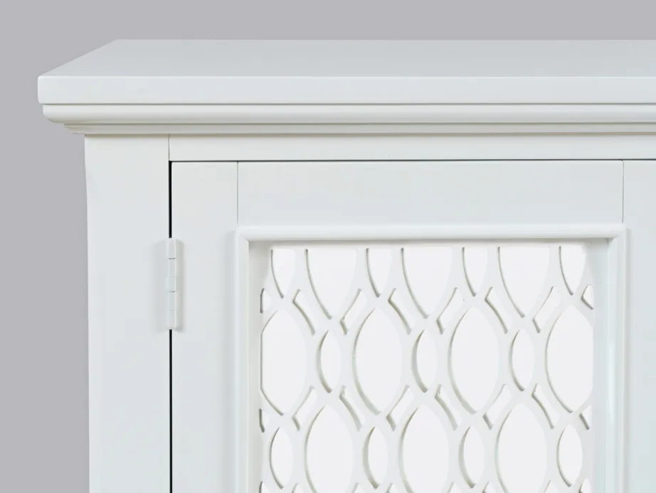 Valge kummut Avola AV2251-38, akaatsiapuidust – 7