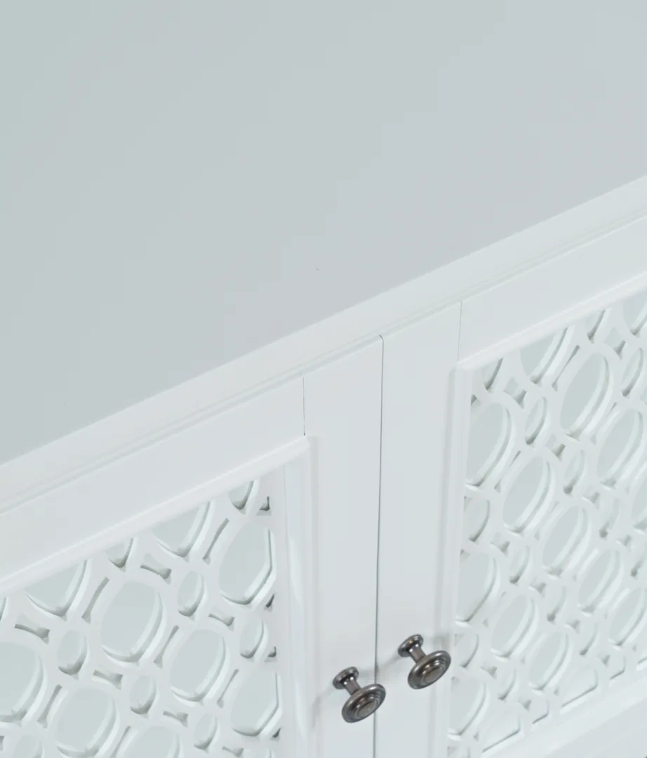 Valge kummut Avola AV2251-38, akaatsiapuidust – 8