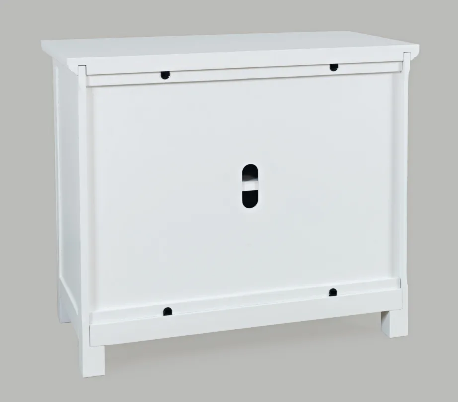 Valge kummut Avola AV2251-38, akaatsiapuidust – 4