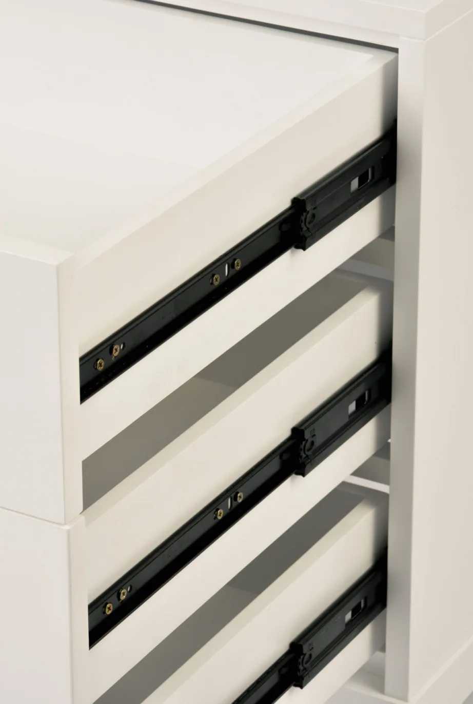 Valge öökapp Hamilton HT014, pekaanipuidust – 10