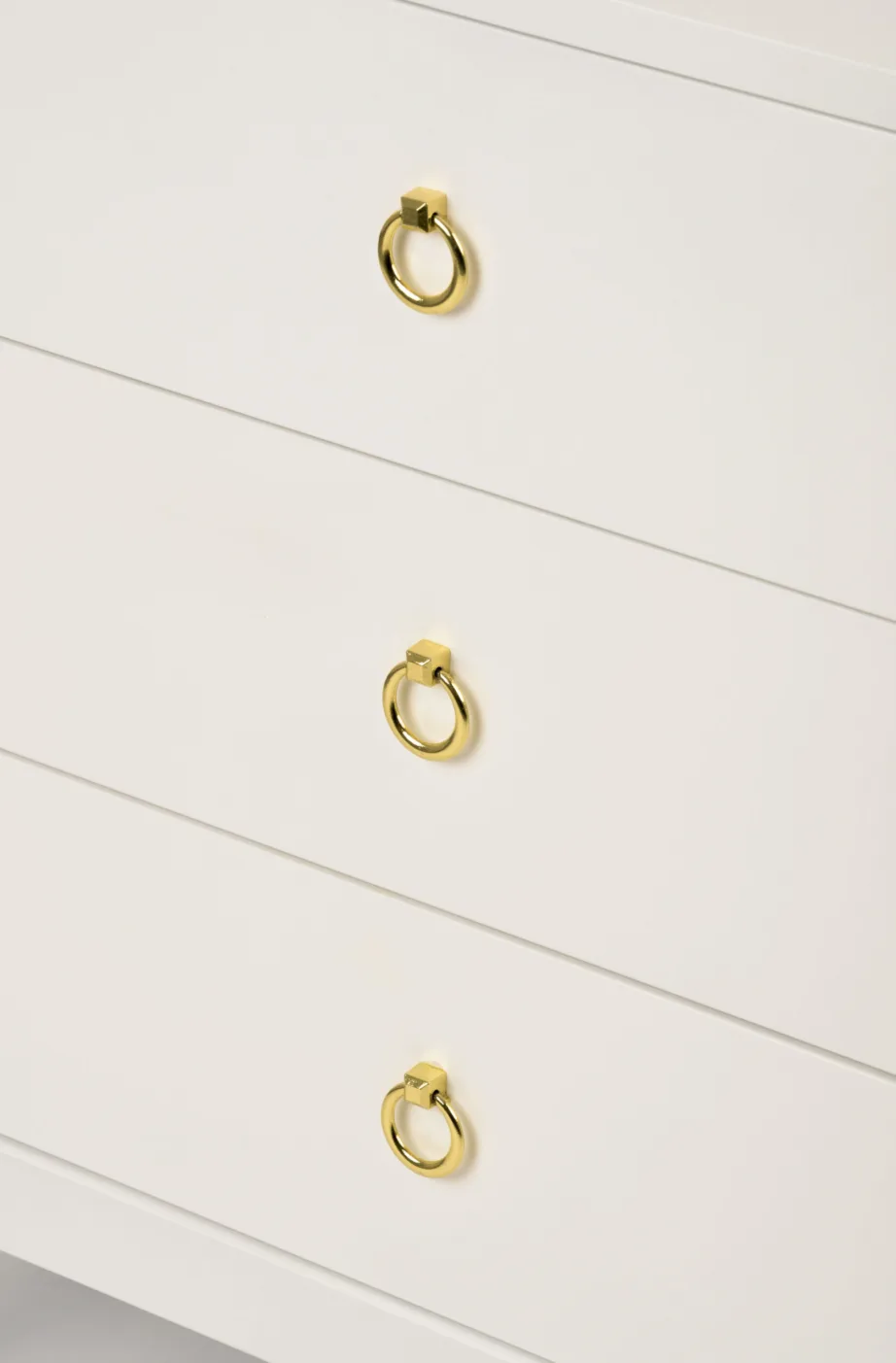 Valge öökapp Hamilton HT014, pekaanipuidust – 11