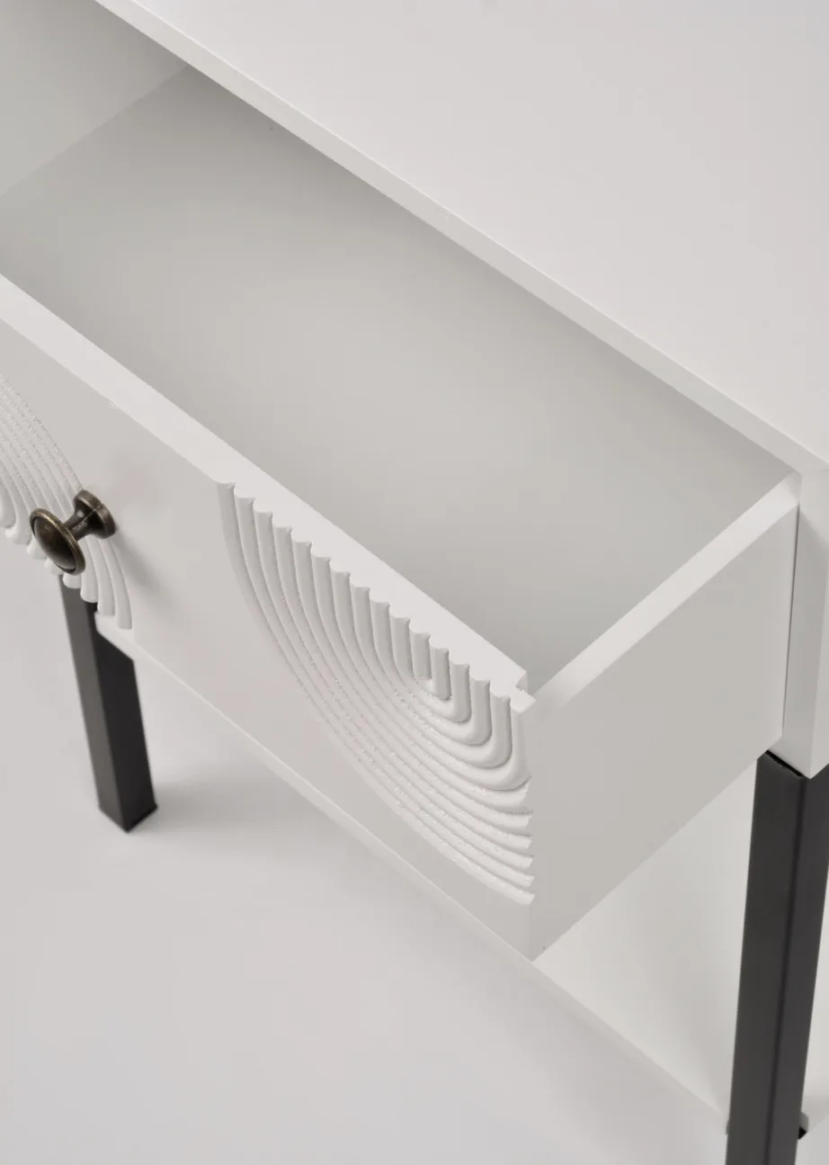 Valge öökapp Lyon LY01, lehtpuu, MDF – 8