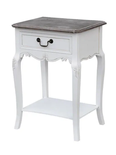 Valge öökapp Rimini White RIW019