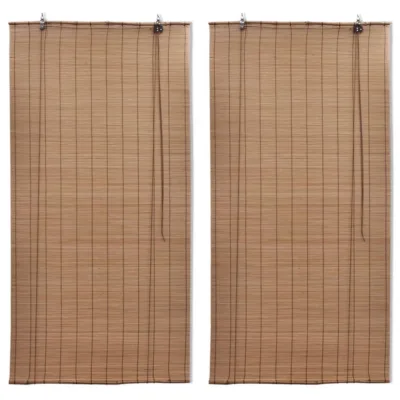 Bambusrulood 2 tk pruun 120 x 220 cm