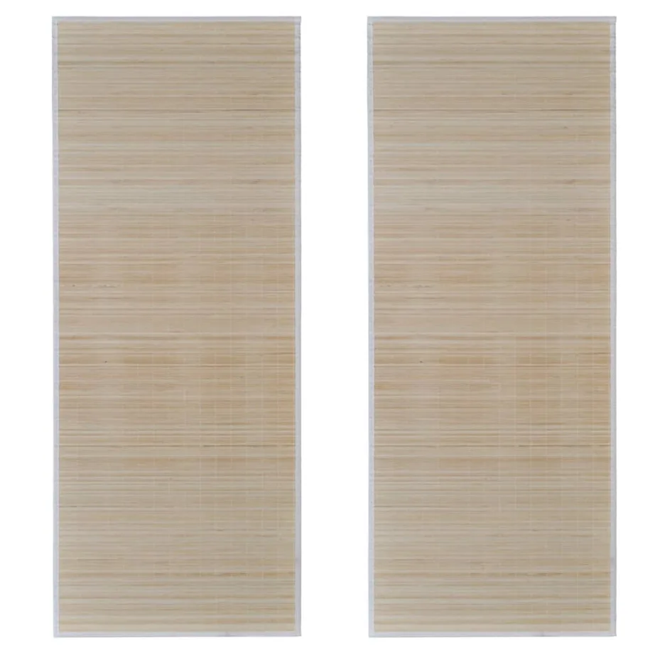 Kandilised naturaalsest bambusest vaibad, 2 tk, 120×180 cm – 2