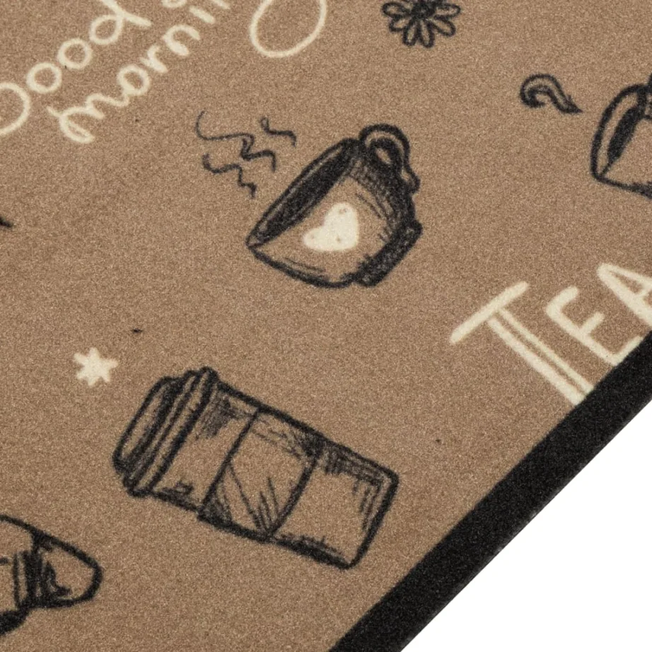 Köögivaip, pestav, morning, pruun, 60 x 180 cm, samet – 3