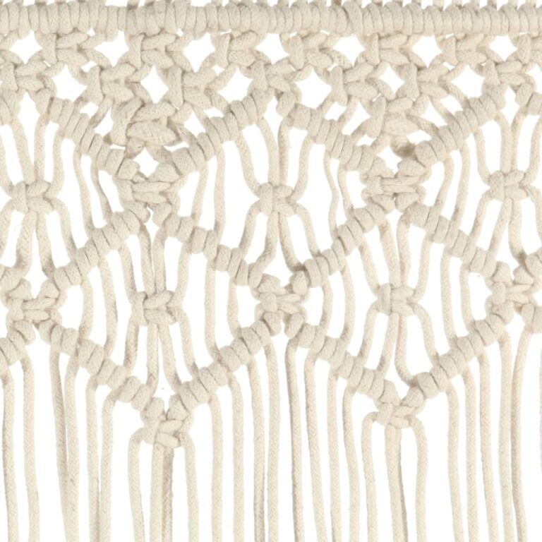 Makrameekardin 140 x 240 cm puuvill