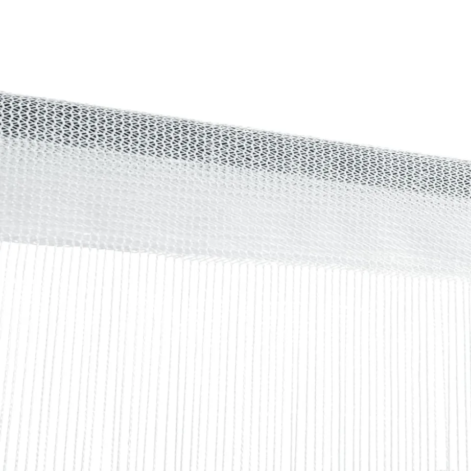 Nöörkardinad 2 tk, 100 x 250 cm, valge – 4