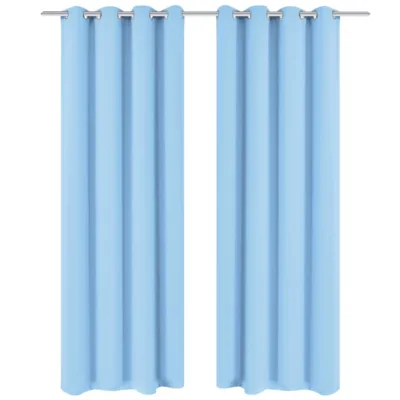 Pimendavad kardinad 2 tk metallöösidega 135 x 175 cm
