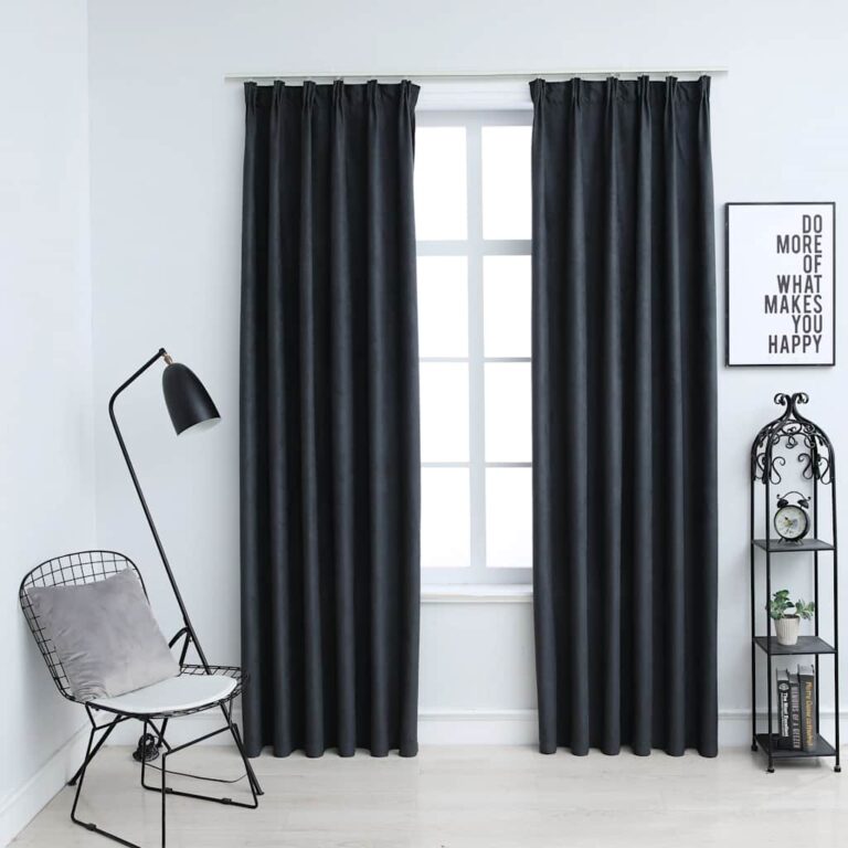Pimendavad kardinad konksudega 2 tk antratsiithall 140 x 245 cm