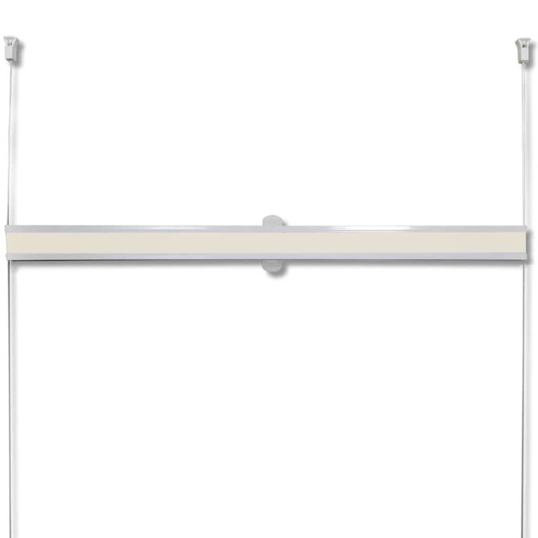 Plisseekardin 40 x 200 cm kreemjas