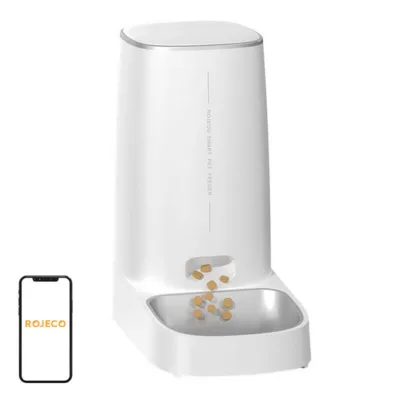 Rojeco 4L automaatne lemmikloomade söötja WiFi versioon ühe kausiga.
