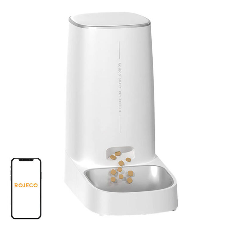 Rojeco 4L automaatne lemmikloomade söötja WiFi versioon ühe kausiga.