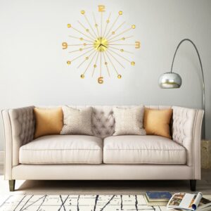 Seinakell metall 70 cm kuldne