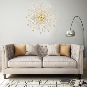 Seinakell metall 70 cm kuldne