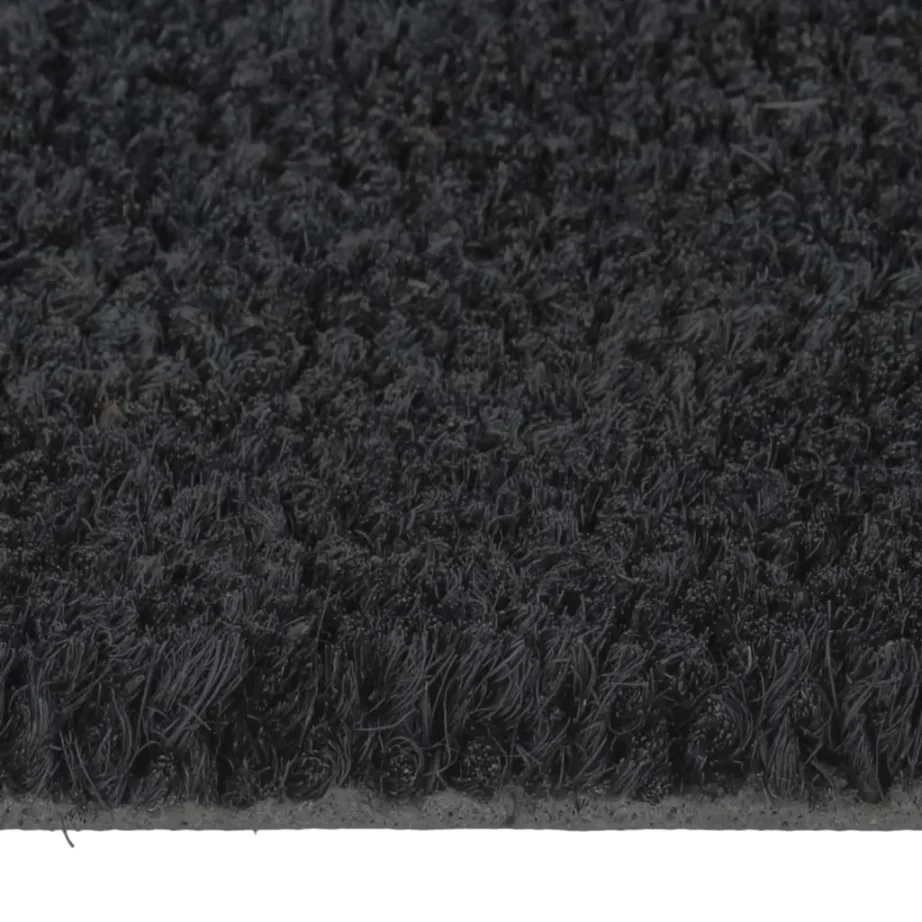 Uksematt, must, 50×80 cm, flokeeritud kookoskiud – 4