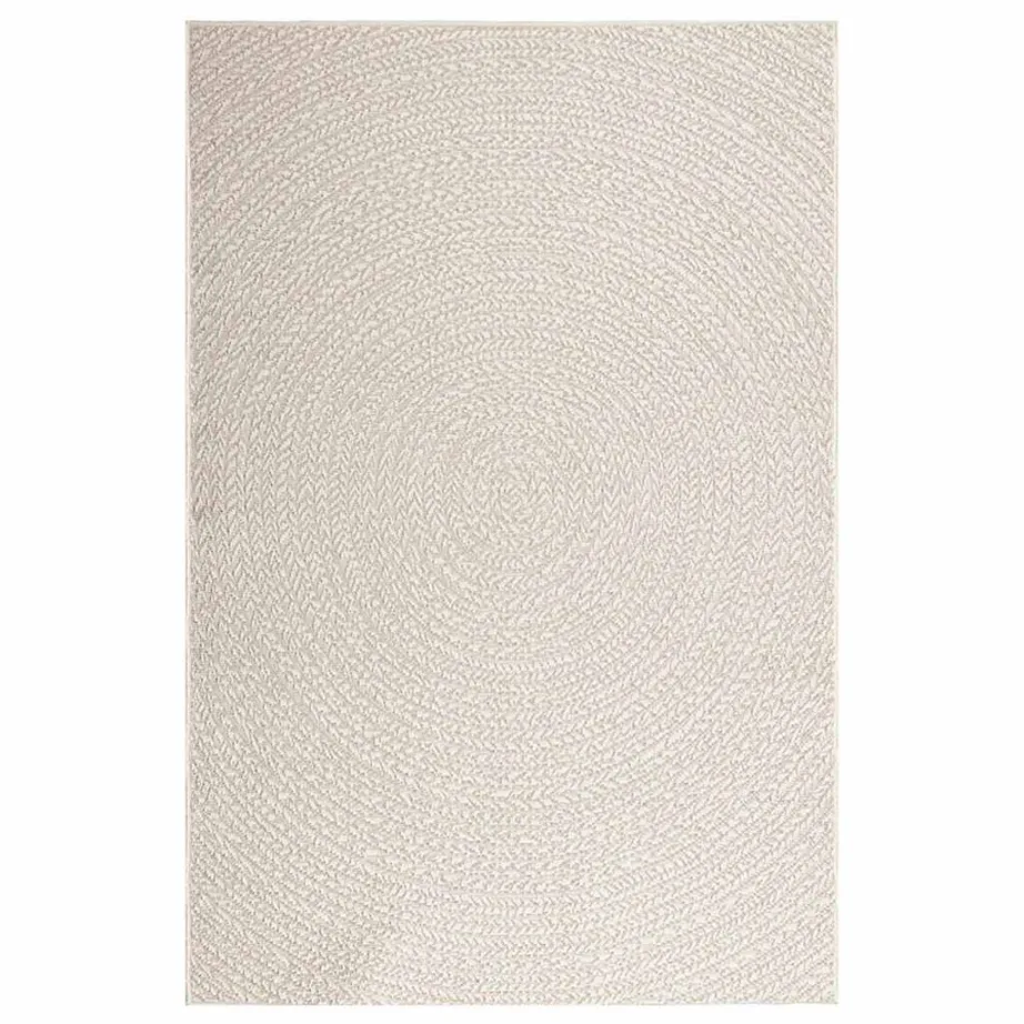 Sise- ja õuevaip ZIZUR, džuudimustriga, kreemjas, 140 x 200 cm – 3