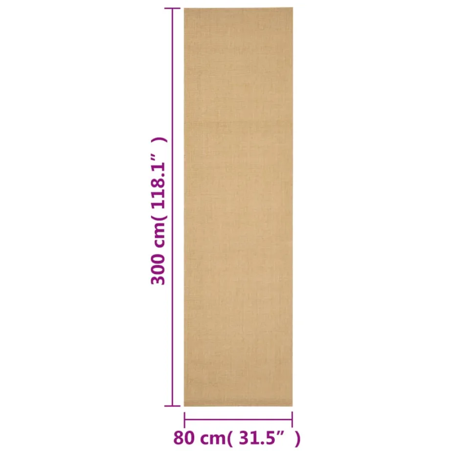 Vaip naturaalne sisal 80×300 cm – 7