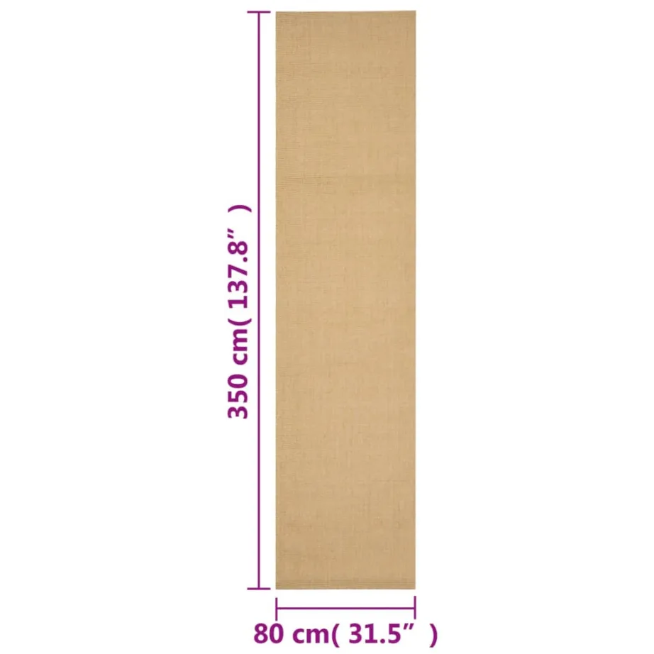 Vaip naturaalne sisal 80×350 cm – 7