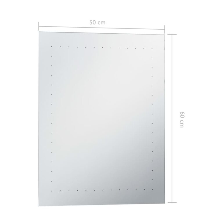 Vannitoa LED-seinapeegel 50 x 60 cm