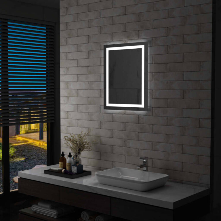 Vannitoa LED-seinapeegel puutetundliku anduriga 50 x 60 cm
