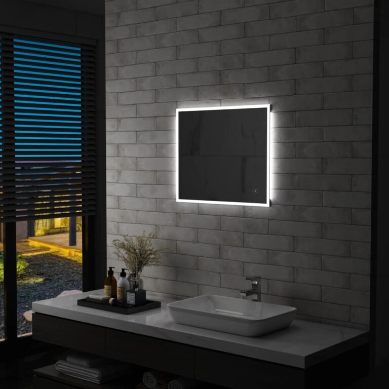 Vannitoa LED-seinapeegel puutetundliku anduriga 60 x 50 cm