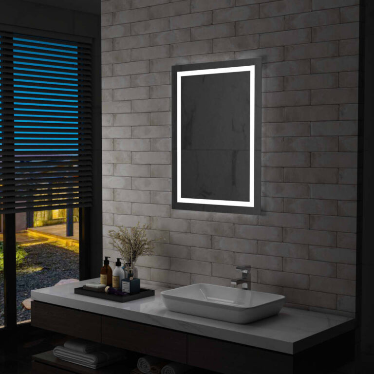 Vannitoa LED-seinapeegel puutetundliku anduriga 60 x 80 cm