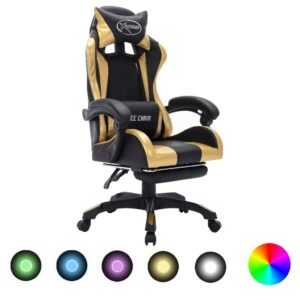 Võidusõidutool RGB LED-tuledega