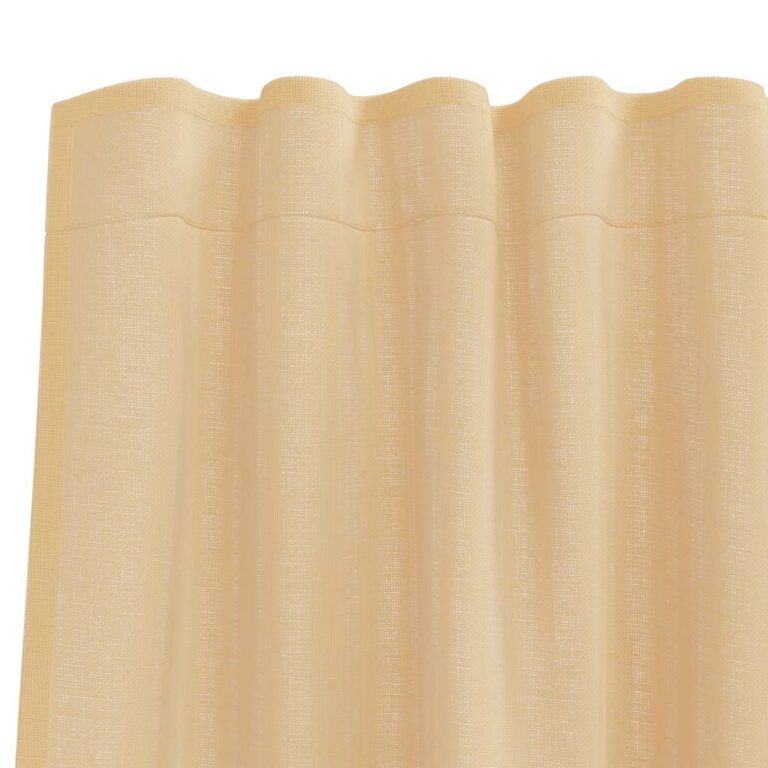 Aasadega Voile kardinad 2 tk Liiv 140x245 cm