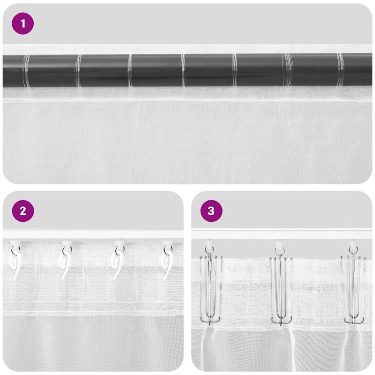 Aasadega Voile kardinad 2 tk Liiv 140x245 cm