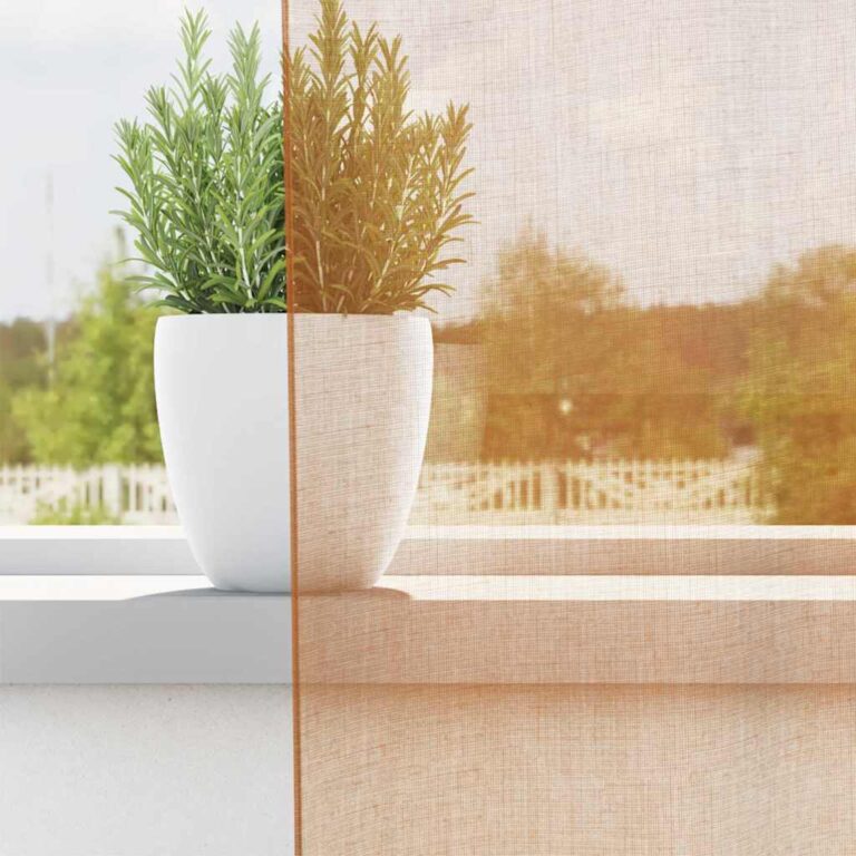 Aasadega Voile kardinad 2 tk terrakota 140x175 cm