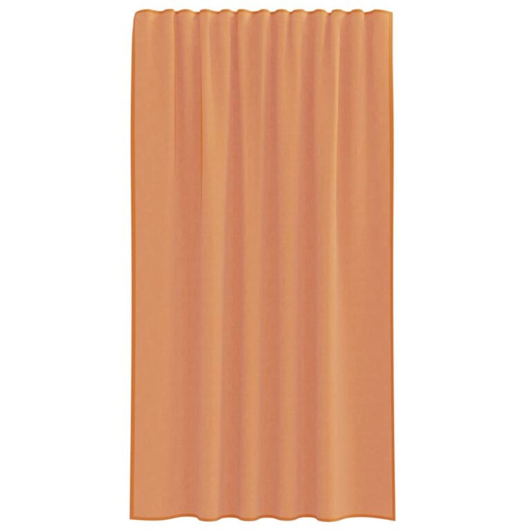 Aasadega Voile kardinad 2 tk terrakota 140x175 cm