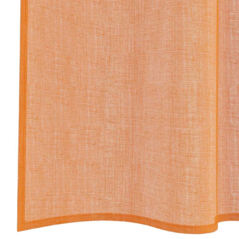 Aasadega Voile kardinad 2 tk terrakota 140x260 cm
